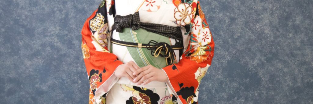 振袖レンタル(成人式)奈良市・大和郡山市・天理市_フォトスタジオワタナベ(渡辺写真館)奈良本店_帯アップ写真