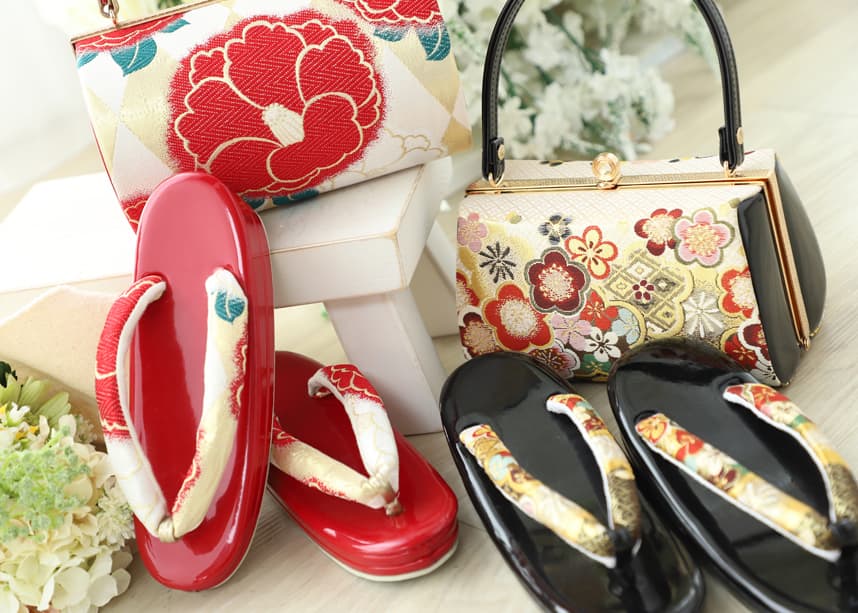 振袖レンタル(成人式)奈良・大和郡山市・天理市_フォトスタジオワタナベ(渡辺写真館)奈良本店_草履バックセット