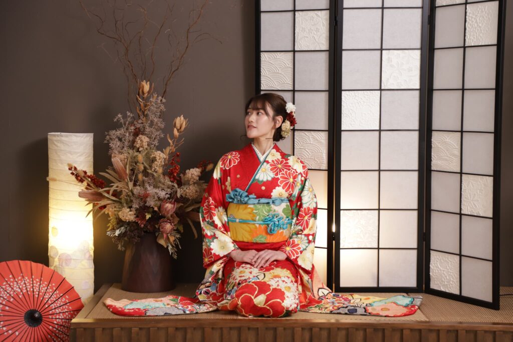 振袖レンタル(成人式)奈良市・大和郡山市・天理市_フォトスタジオワタナベ(渡辺写真館)奈良本店_振袖正座
